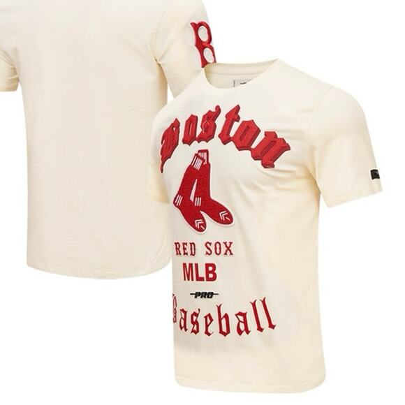 Men's Boston Red Sox Pro Standard Cream tee Sz 3xl - Picture 2 of 4